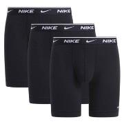 Nike Kalsonger 3P Essentials Cotton Stretch Boxer Long Svart bomull La...