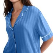 Triumph Amourette Jacquard Boyfriend Shirt Blå viskos 42 Dam