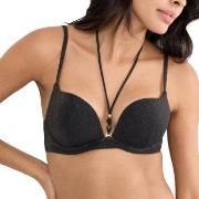 Triumph Summer Sunset WHU Sweet Heart Bikini Top Svart D 40 Dam