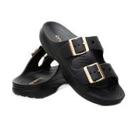 Crocs Saturday Metallic Buckle Sandal Svart ej Spec US W6 (EU 36-37) D...