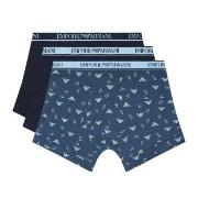 Armani Logo Boxer With Long Leg Kalsonger 3P Marin/Blå bomull X-Large ...