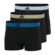 adidas Kalsonger 3P Active Micro Flex Trunk Svart/Blå polyester XX-Lar...