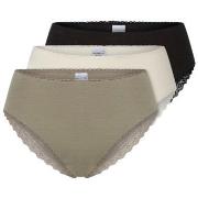 Schiesser Trosor 3P Modern Brazillian Slips Flerfärgad-2 bomull 40 Dam