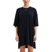 Bread and Boxers T-Shirt Dress Svart viskos X-Small Dam
