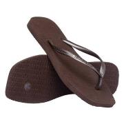 Havaianas Slim Square Mörkbrun Strl 39/40 Dam