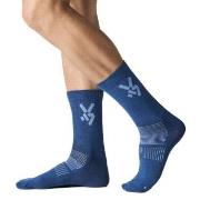 Seger Strumpor Glide Light Wool Ski Socks Marin/Blå Strl 34/36