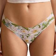 Hanky Panky Trosor 2P Printed Low Rise Thong Blå/Vit nylon One Size Da...