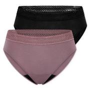 Schiesser Trosor 2P Care Rio Period Pants Flerfärgad bomull 38 Dam