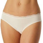 Schiesser Trosor Unique Cotton Rio Brief With Lace Creme bomull 40 Dam