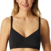 Schiesser BH Unique Cotton Soft Bra Svart bomull A 70 Dam