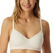 Schiesser BH Unique Cotton Soft Bra Creme bomull C 80 Dam