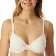 Schiesser BH Unique Cotton Wired Bra Creme bomull B 85 Dam