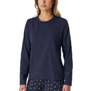 Schiesser Mix and Relax Cotton Longsleeved Shirt Mörkblå bomull 36 Dam