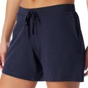 Schiesser Women Mix and Relax Cotton Shorts Mörkblå bomull 44 Dam