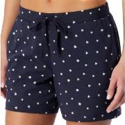 Schiesser Women Mix and Relax Cotton Shorts Vit/Marin bomull 46 Dam