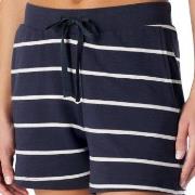 Schiesser Women Mix and Relax Cotton Shorts Marin Randig bomull 34 Dam