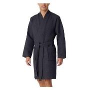 Schiesser Waffle Bathrobe Antracit bomull X-Large Herr