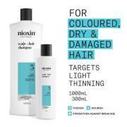 NIOXIN Scalp and Hair Thickening System 3 Shampoo for Coloured Dry and...