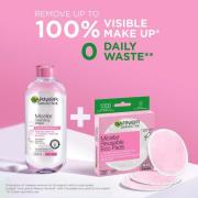 Garnier Makeup Remover Eco Pads and 700ml Micellar Water Duo Set