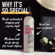 KMS Thermashape Hot Flex Heat Protection and Styling Spray for All Hai...