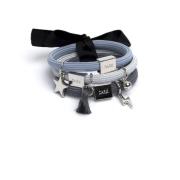 Dark Hair Ties 3 Pk Charm Combo Blue - pcs 1