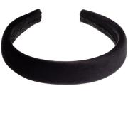 Dark Velvet Hair Band Broad Black - pcs 1