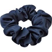 Lenoites Mulberry Silk Scrunchie Blue