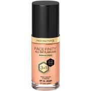 Max Factor All Day Flawless 3in1 Foundation 77 Soft Honey