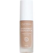 GOSH Hydramatt Foundation Light Dark - Yellow/Cold Undertone 012N - 30...