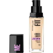 Maybelline Fit Me Foundation 110 Porcelain - 30 ml