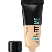 Maybelline Fit Me Matte & Poreless Foundation 110 Porcelain - 30 ml