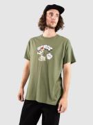 Monet Skateboards Wasted Pawtencial T-Shirt olive