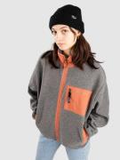 Patagonia Snych Hoodie med Dragkedja nickel w/burl red