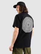 Spitfire Classic Swirl T-Shirt black w/ white prints
