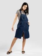 Blue Tomato Denim Midi Overall Klänning dark indigo