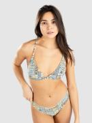 Rip Curl Block Party X Back Tri Bikini Top blue