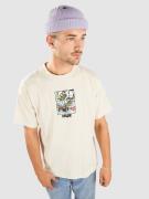 HUF Burning Away T-Shirt bone