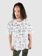 Killer Acid Los Gatos T-Shirt black and white