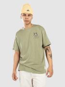 Fat Moose Wave T-Shirt dusty green