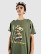 Dravus Snail Pile T-Shirt stonewashed green