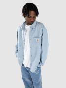 Carhartt WIP Walter Jac Skjorta misty sky rinsed