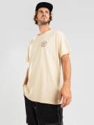 Brixton Oath V T-Shirt cream/dusk/barn red