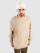 Santa Cruz Wharf Knit Crew Pullover oat