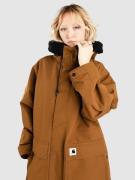 Carhartt WIP Clarton Parka hamilton brown/black