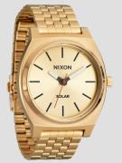 Nixon Time Teller Solar Klocka all gold/black