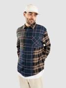 Taikan Patchwork Skjorta tan/navy/forest