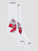 RIPNDIP Lord Santa Socks white