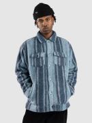 Quiksilver Sherpa Skjorta aegean blue sherpa shirt