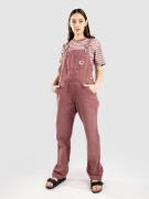 Carhartt WIP Bib Overall Straight dusky pink/stone canvas