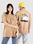 RIPNDIP No Music No Life T-Shirt almond